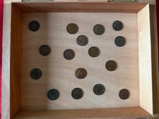 LOT OF 16 ANTIQUE  UNSORTED INDIAN HEAD PENNIES coin collection picture