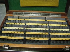 ELLSTROM-DEARBORN GAGE- RECTANGULAR GAGE BLOCKS SET-81 PCS.-ITEM R1 picture