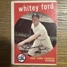 1959 Topps - Whitey Ford #430 New York Yankees HOF picture