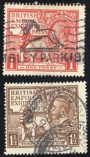 Great Britain Stamps # 203-4 Used VF Scott Value $75.00 picture