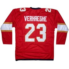 Carter Verhaeghe Autographed Florida (Red #23) Custom Hockey Jersey - JSA picture