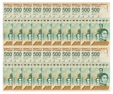Venezuela 2023 500 Digitales P-121 Banknote qty 20 Circulated Bolivar Soberano picture