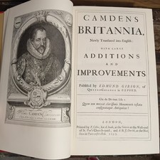 Camden's Britannia 1695 - William Camden - David & Charles Facsimile - Folio picture