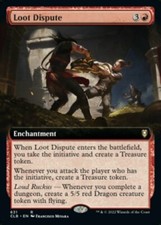 x1 Loot Dispute - Extended Art R MTG Commander Legends: Battle for Baldur's Gate picture