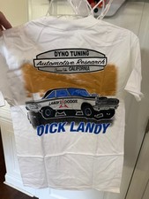 Vintage 08 Dick Landy Dyno Califo NHRA Dodge Car Drag Racing XL  Beefy-T shirt picture