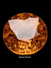 GIA Natural 1.38 Ct Round Brilliant Step-Cut Orange Spessartine Garnet Gem Stone picture