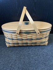 Longaberger Traditions 1999 GENEROSITY BASKET w/Lid and 2 Protectors picture
