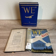 Vintage We by Charles Lindbergh 1927 - 1st Edition 1st Impression Hardcover DJ picture