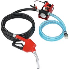 Uimoso 12V DC Electric Fuel Transfer Pump for Diesel Kerosene 10 GPM with Nozzle picture