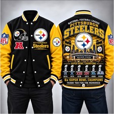 NEW Pittsburgh Steelers Football Baseball Jacket picture