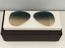 Auth RayBan 3025 Replacement Lenses Non -Polarized 62mm Blue Gradient &free Case picture