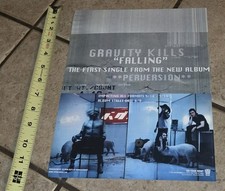 Gravity Kills Falling Industrial 90s PROMO RADIO STATION TRADE AD Poster 9x12 picture