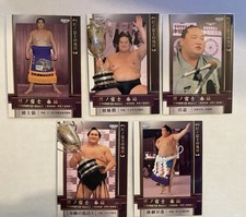 73rd Yokozuna Terunofuji Haruo BBM 2025 Series 2 Lot of 5 Cards - USA Seller  picture