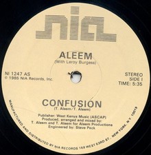 Aleem With Leroy Burgess, Confusion, (12