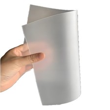 Frosted Translucent PVC Plastic Sheet Thin Clear 1mm to 30mm Thick Plastic Panel picture