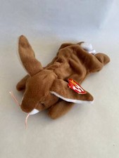 Ty Beanie Baby Ears the Rabbit, PVC, Errors, 4th Gen Hang Tag, 3rd Gen Tush Tag picture