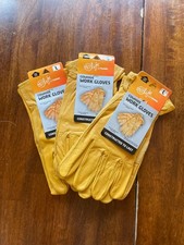 24/7 Life by 7-Eleven Cowhide Leather Work Gloves Size L NWT Lot of 3 Pairs picture