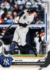*PRE SALE* Ben Rice - 2026 MLB Topps NOW® - Card 708 picture