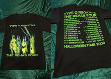 Type O Negative Halloween Tour 2000 Double Sided Shirt picture