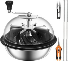 VIVOSUN 16 inch Bud Leaf Bowl Trimmer Visibility Dome,Sharp Stainless Steel picture