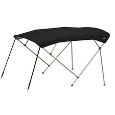 BIMINI TOP 4 Bow Boat Cover 8ft Long With Rear Poles picture