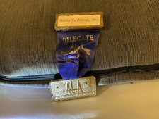 ALIANCE FOR LABOR ACTION ALA DELEGATE BADGE 1969 WASHINGTON DC picture