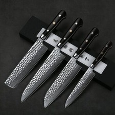 New Authentic Japanese Kitchen Knife Set Damascus knives, Chef knife picture