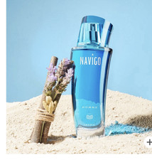 JAFRA Navigo Homme Eau de Toilette Spray 3.4 fl oz Fresh Aquatic Long Lasting picture