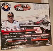 New Lionel Dale Earnhardt #3 NASCAR O Gauge Electric Train Set TX328RRGMDE Pics picture