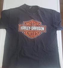 Vintage Barb’s Harley‑Davidson Philadelphia T‑Shirt Black Bar & Shield Tee XL picture