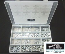 340 Piece 8.8 Metric Nut And Nylon Lock Nut Assortment M3-M10 picture