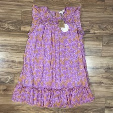 Umgee+ Women’s Dress Purple Floral 2XL  picture