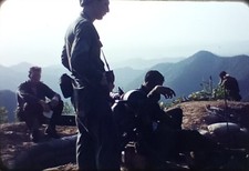 1954 Korean War Slide 35mm Kodachrome Red Border On a Hill OOAK picture