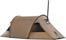 Raven NEST Hot Tent with Stove Jack, Spacious Waterproof 2 Person Tunnel Tent fo picture