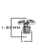 Original Ebel Steel Replacement Screw for Ebel Bracelets, Bands and Straps - NEW picture
