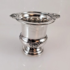 Vntg Royal Rose Sterling Silver Toothpick Urn Cigarette Holder Mueck Carey 43g picture
