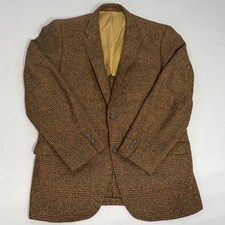1970's Vintage Town Craft Blazer Mens Large Brown Good Tweed picture