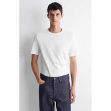 NIB COS Mens 3-Pack Regular Fit Organic Cotton T-Shirts White Size Large picture