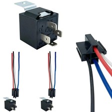 4-pin 40/30AMP 12V Relay Kit Spst 12-Volt 2-Pack Automotive Relay 2 pack picture