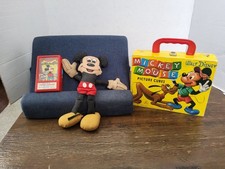 Lot Of 3 Vtg Mickey Mouse Toys/Plush DISNEY picture