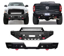 MARSITTER For1994-2002 Dodge Ram 2500/3500 Front/Rear Bumper W/Winch Plate&Light picture