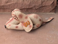 Vintage 1950's Plush Mascot Dog Collegiate Pet Denver University $25 picture