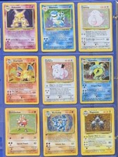 1st Edition - Old Pokemon Cards - 100% Vintage - WOTC ONLY - 10 card picture