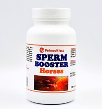 EQUINE SPERM BOOSTER - FERTILITY REPRODUCTION - 120 Capsules - MADE IN USA picture