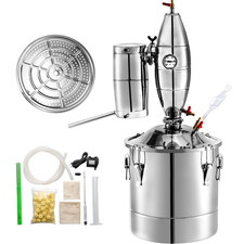 Alcohol Distiller Machine Home Brewing Equipment Wine Moonshine Kit, 70L picture