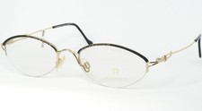 NOS ETIENNE AIGNER EA455 49 GOLD /MATT BLACK EYEGLASSES GLASSES 455 50-19-135mm picture