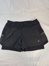 Athleta Women's Running Shorts Black Built-In Liner Size Small picture