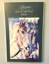 Vintage 1982 Kentucky Derby Festival Official Framed Poster picture