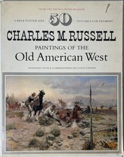50 Charles M Russell Paintings of the Old American West 1978 Paperback picture