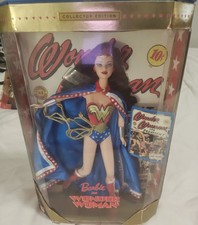 Mattel Barbie as Wonder Woman Doll 1999 Collector Edition DC Comics NRFB picture